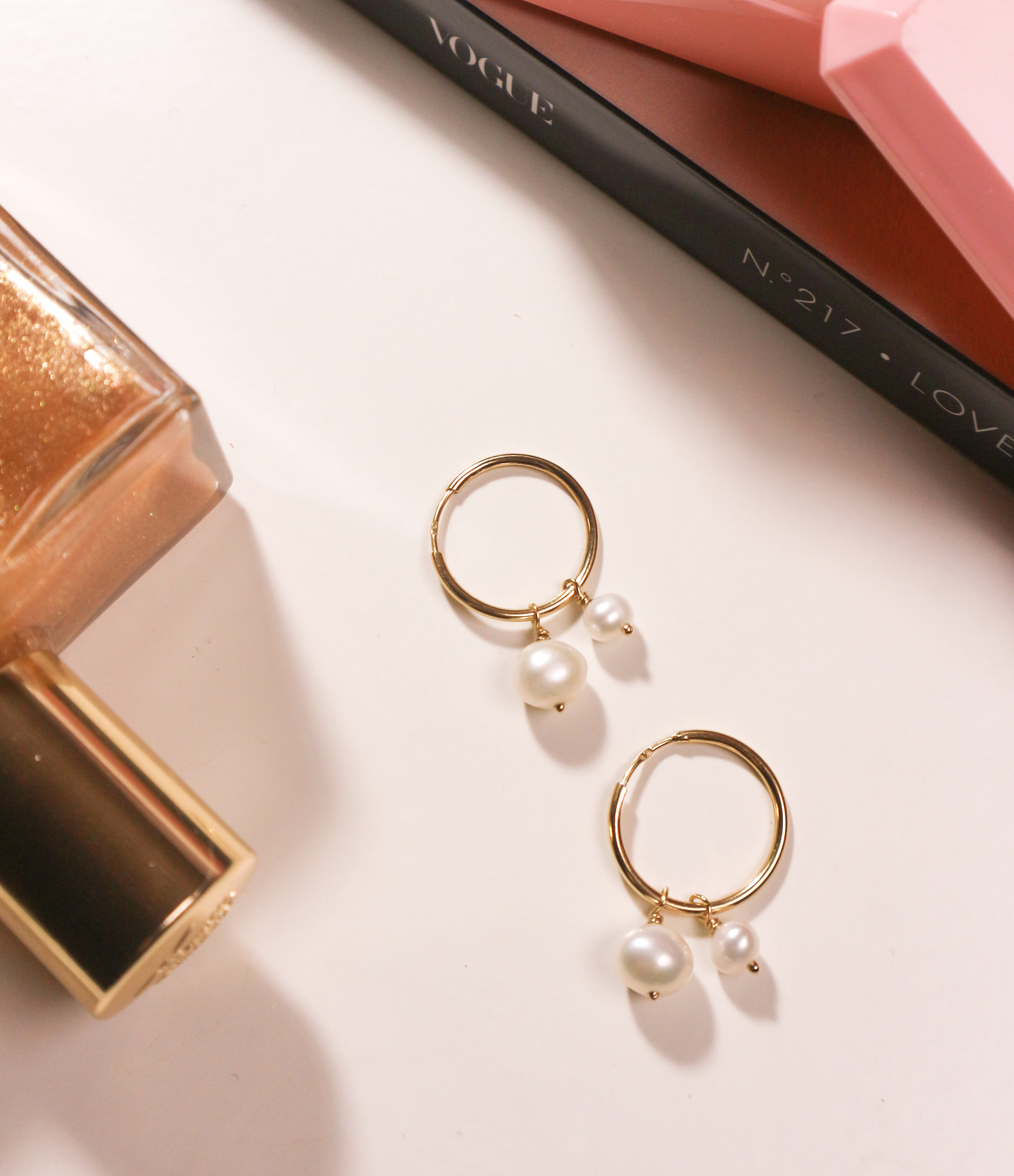 Argolas com pérolas  2