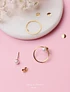 Brincos pérola + argola amovivel 