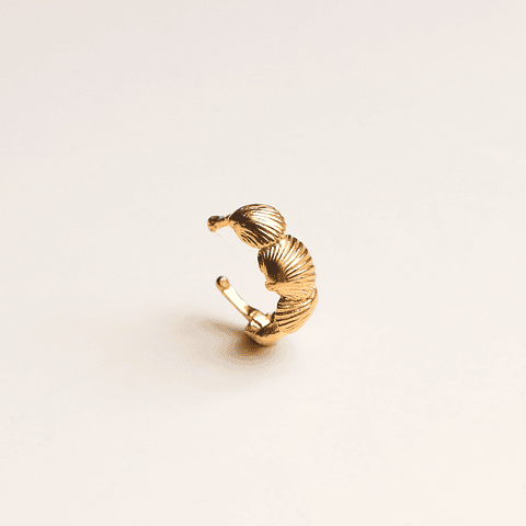 Ear cuff em conchinhas  