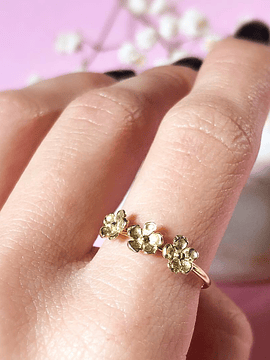 Anel mini flowers 