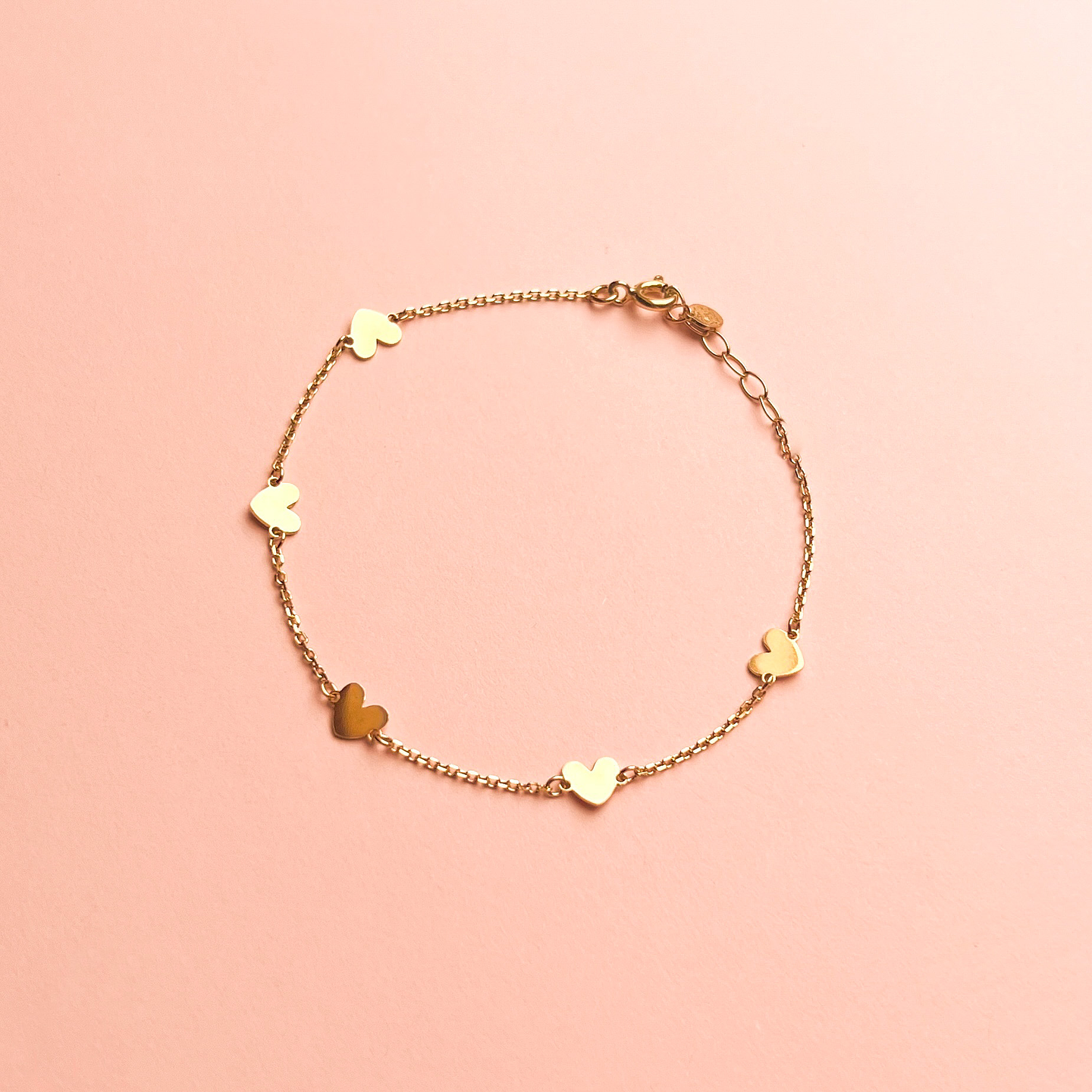 pulseira mini corações  1