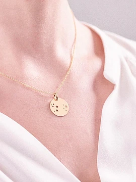 Colar constelação do signo 