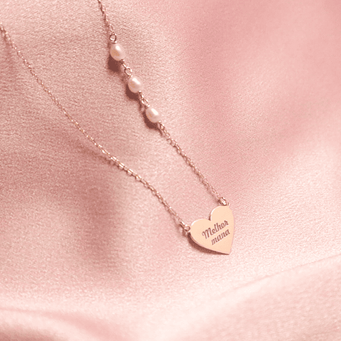 Colar coração | amor é encontrar um lar noutro peito 