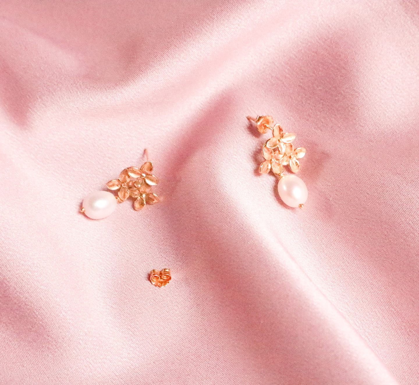 Brincos flor de cerejeira  2