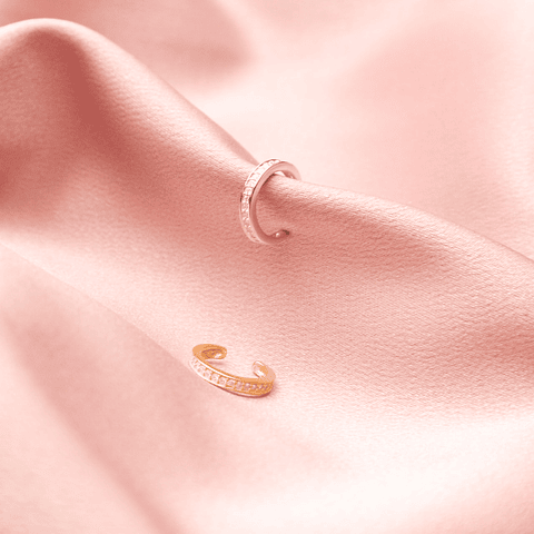 Anilha com zircónias 