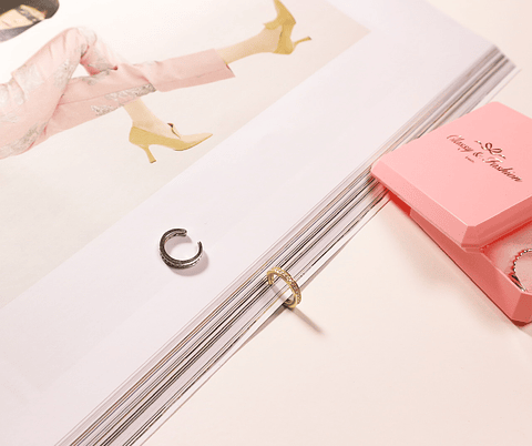 Anilha com zircónias 