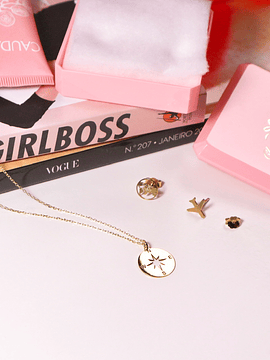 Colar rosa dos ventos