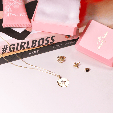 Colar rosa dos ventos