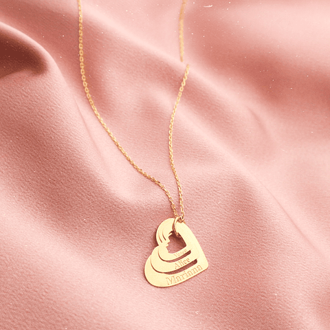 Colar "hearts of my life" 