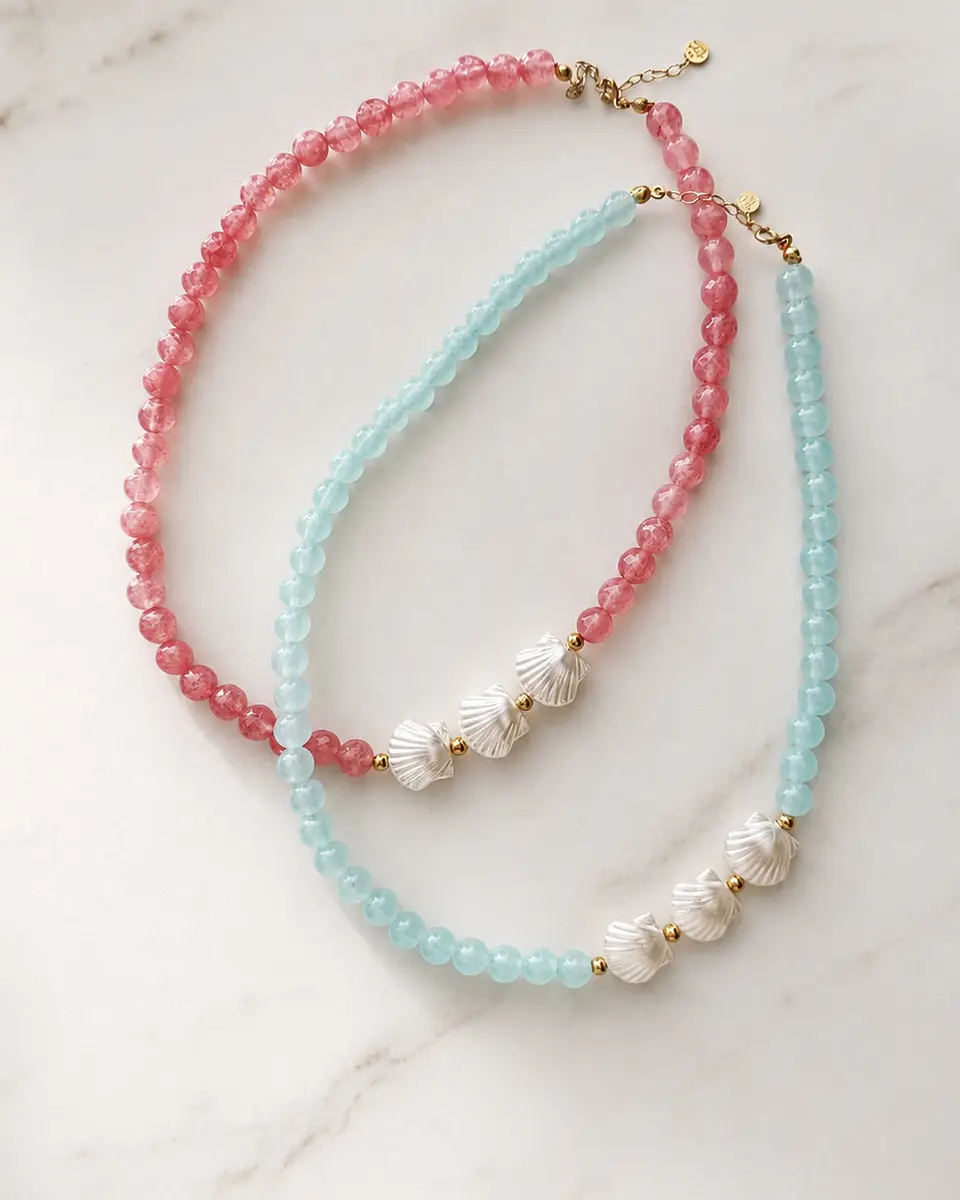 Colar coral  3
