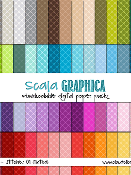 Stitches 01 Digital Paper Pack (100) - 12"x12" 300 DPI Backgrounds Wallpapers Rainbow Colors Basic63 Commercial Use Instant Download/Digital File Only