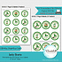 Lucky Hearts Labels, St Patrick Day Round Labels, St Patrick Tags, Irish Thank You Labels Party Favors/Digital File Only