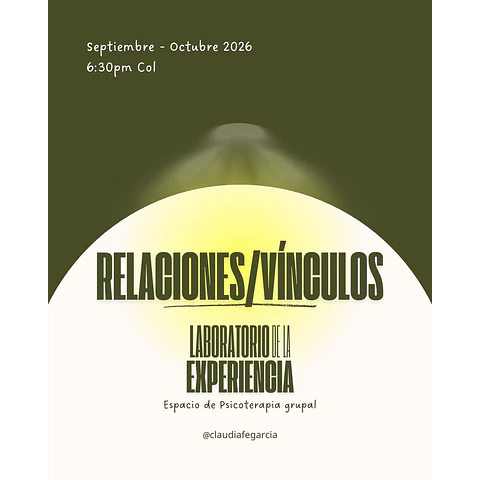 Laboratorio de la Experiencia - PG Relaciones/Vículos