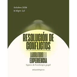 Laboratorio de la Experiencia - PG Resolición de Conflictos
