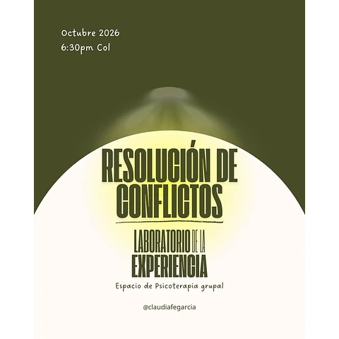 Laboratorio de la Experiencia - PG Resolición de Conflictos