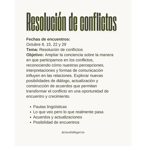 Laboratorio de la Experiencia - PG Resolición de Conflictos