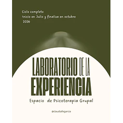 Laboratorio de la Experiencia - Psicoterapia grupal