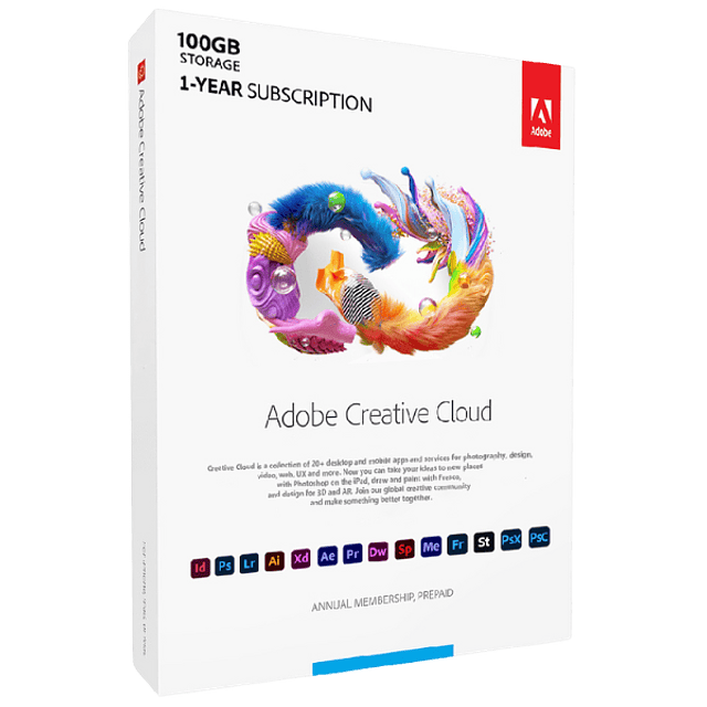 Adobe Creative Cloud - Suscripción Anual