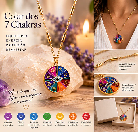 Colar dos 7 Chakras