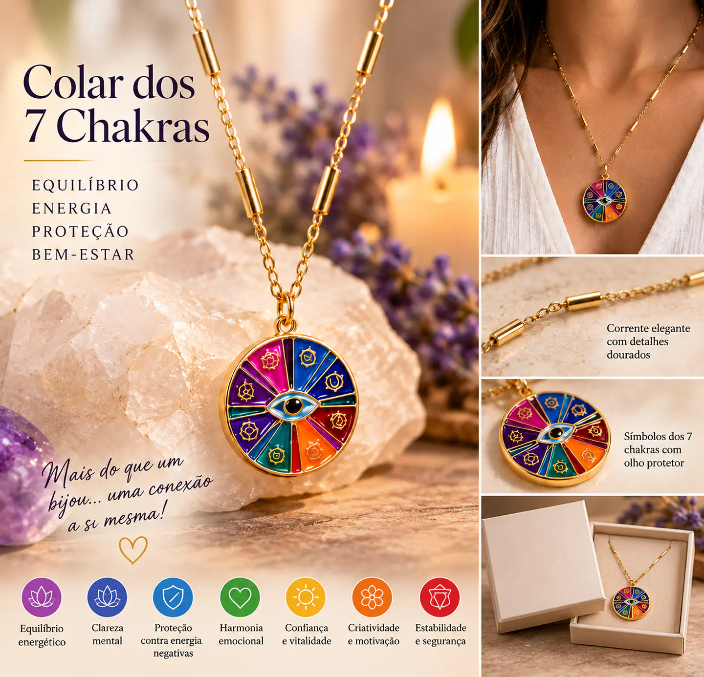  Colar dos 7 Chakras 1