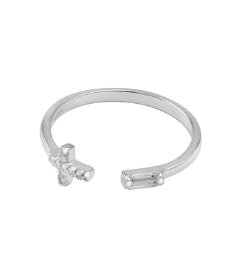 Anillo Cruz Ajustable