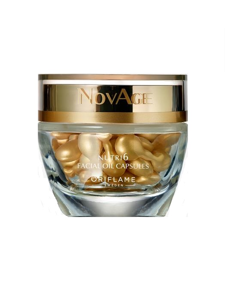 Cápsulas de aceite facial NOVAGE Nutri6 30 cápsulas