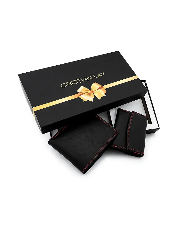 Billetera Cristian Lay Tarjetero Cuero Compacta