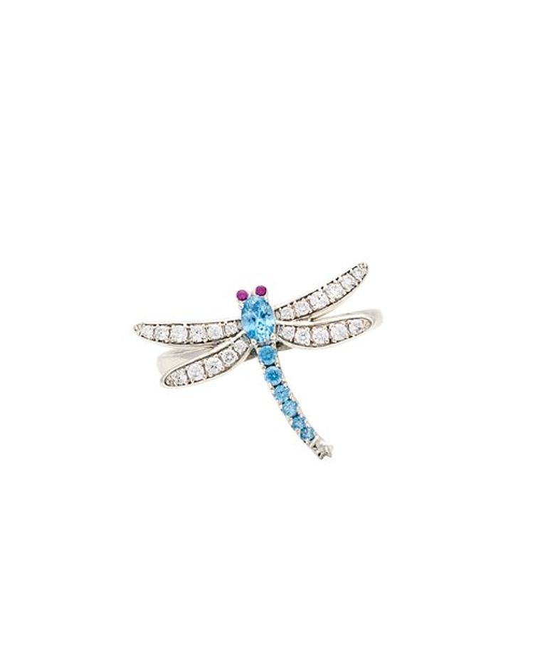 Anillo Libélula Bicolor