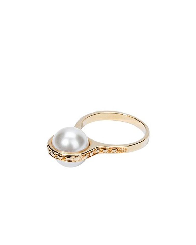 Anillo perla Dorada