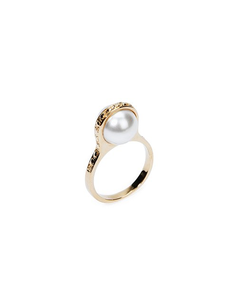 Anillo perla Dorada