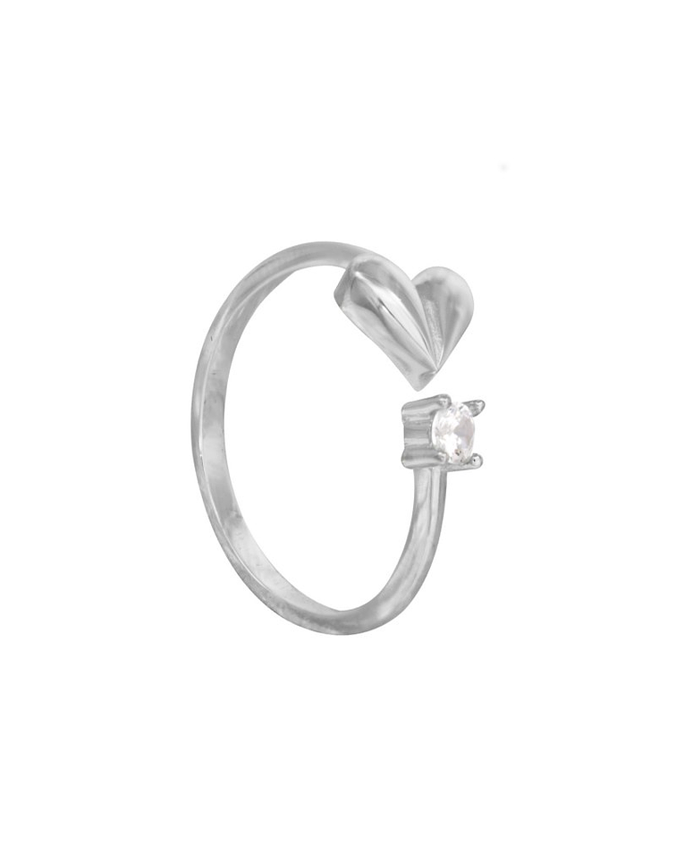 Anillo Punto de  Luz y Corazón