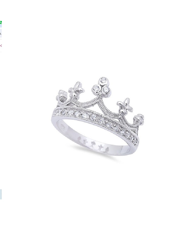 Anillo Corona Circones cristal