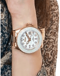 Reloj Bisel Blanco y Oro rosa