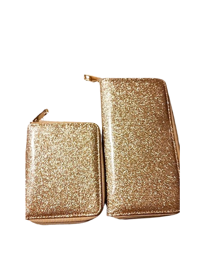 Billetera Dorada y Monedero