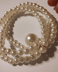 Pulsera perla elasticada