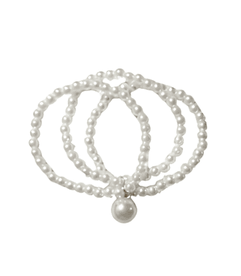 Pulsera perla elasticada