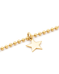 Gargantilla dorada con estrella 