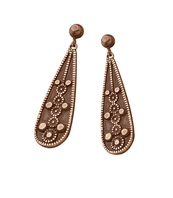Pendiente Chapado de Bronce
