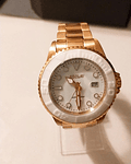 Reloj Bisel Blanco y Oro rosa