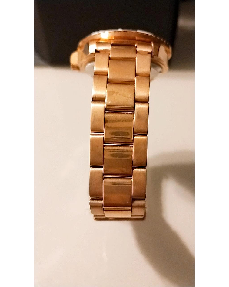 Reloj Bisel Blanco y Oro rosa