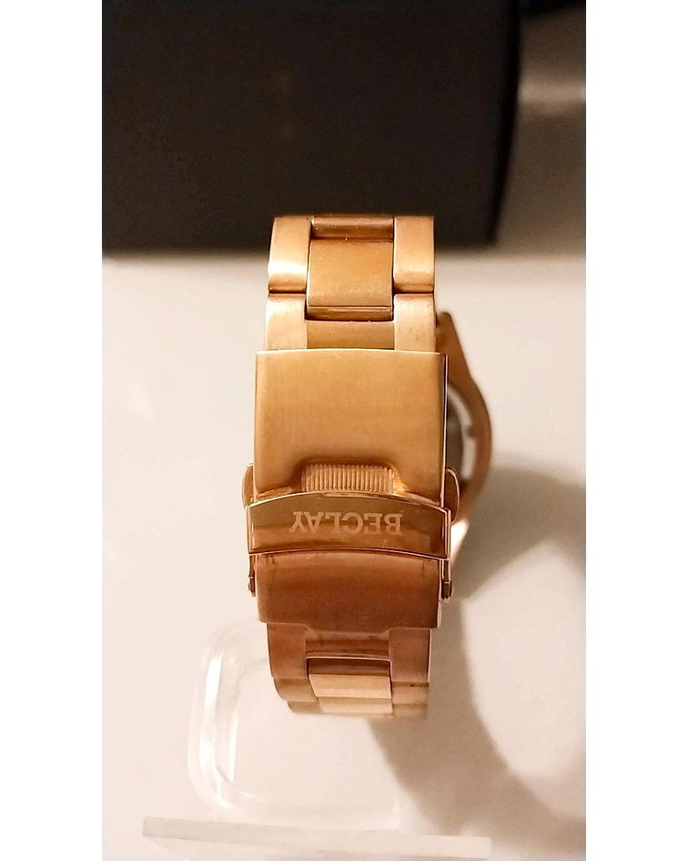 Reloj Bisel Blanco y Oro rosa