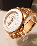 Reloj Bisel Blanco y Oro rosa