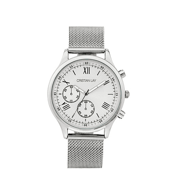 Reloj clásico acero hombre