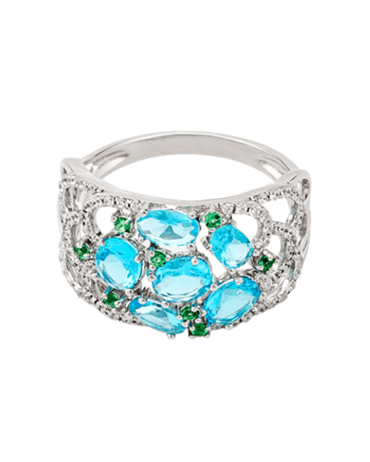 Anillo Brillo del Mar Plata