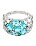 Anillo Brillo del Mar Plata