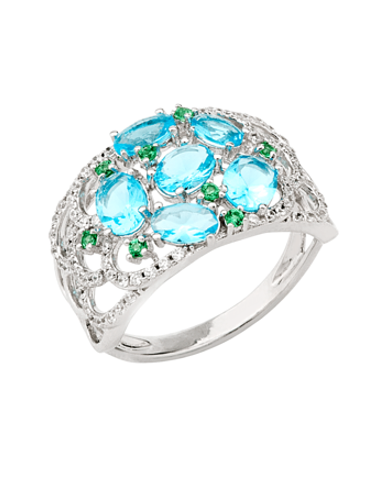 Anillo Brillo del Mar Plata