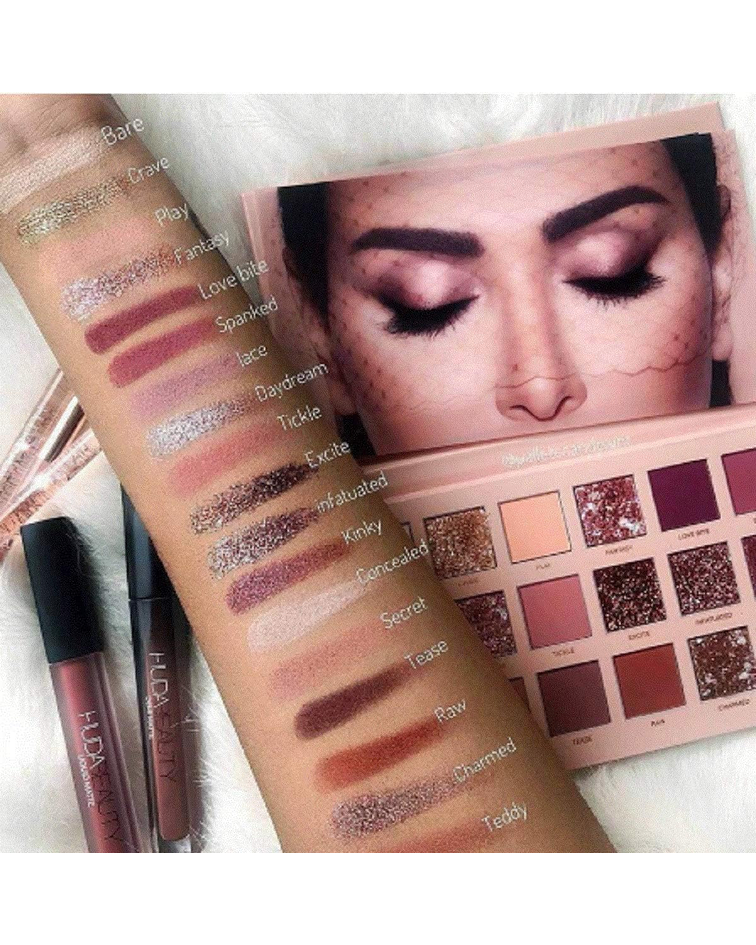 Paleta Sombras Nude New 18 Tonos Rosas Dorado Ocres con Espejo