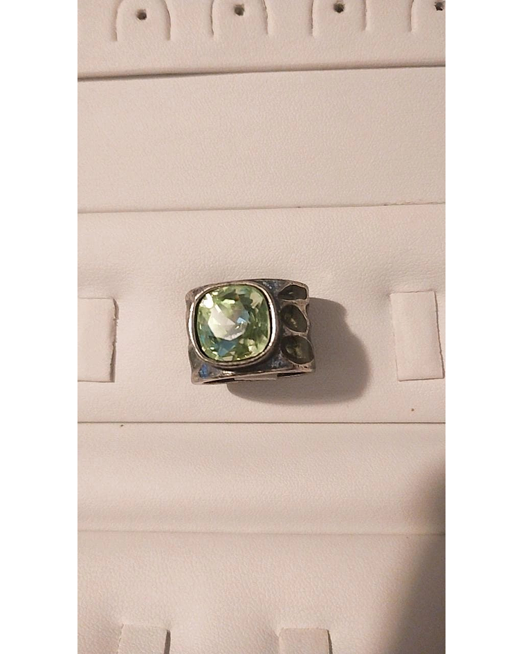 Anillo envejecido verde 
