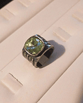 Anillo envejecido verde 