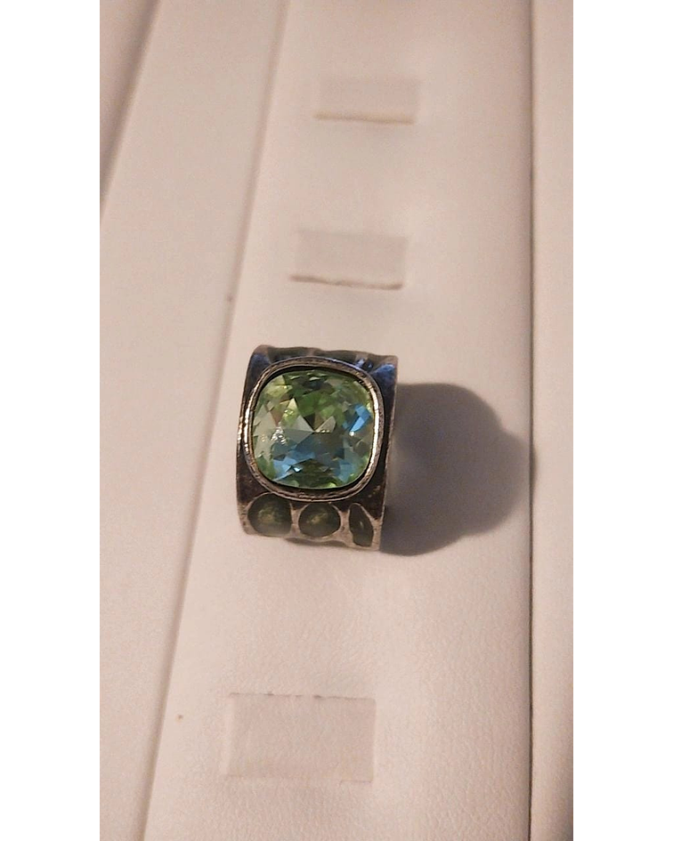 Anillo envejecido verde 